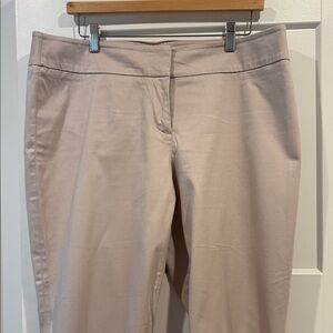 Stretch Ankle Pants in Light Taupe